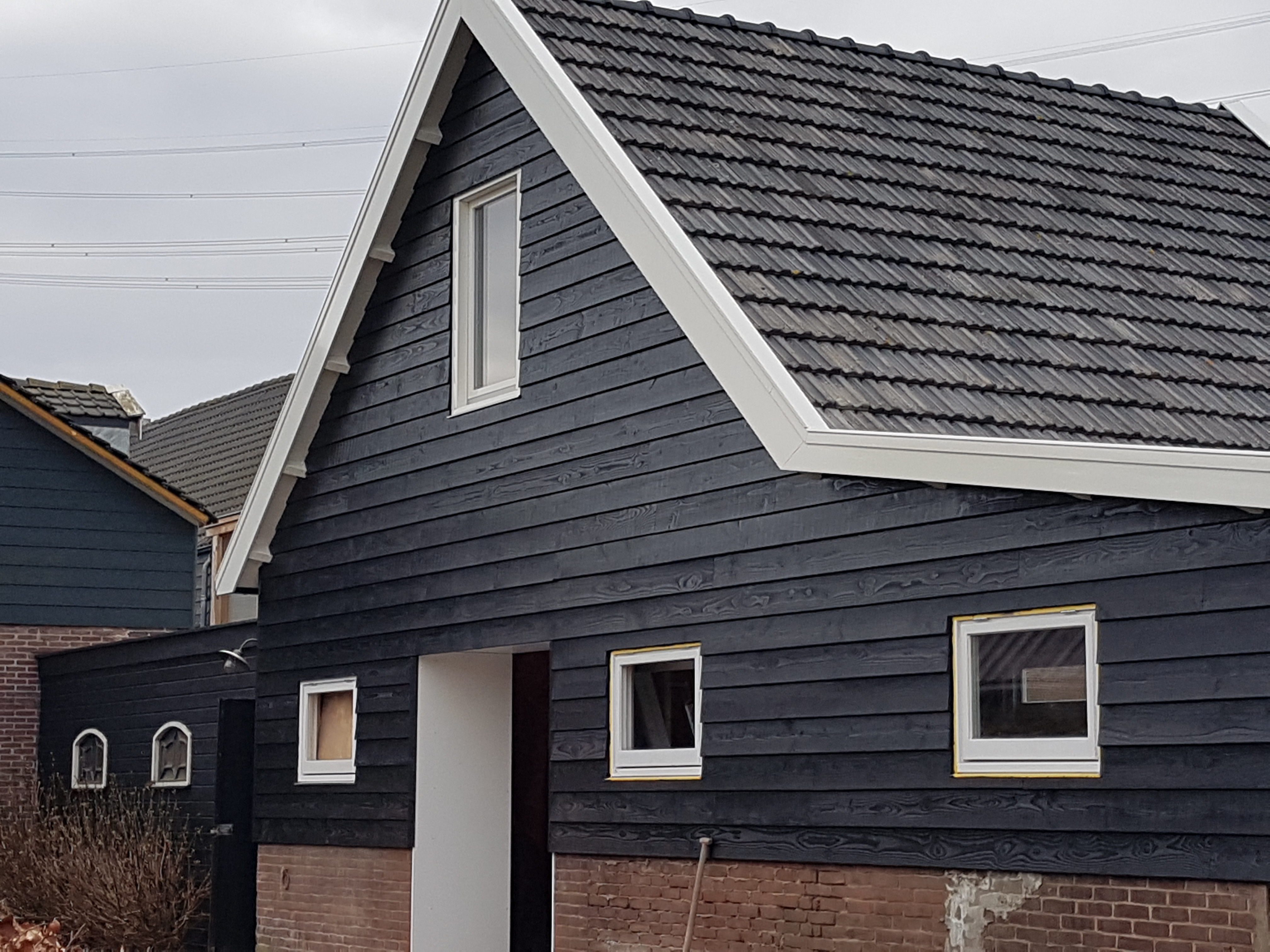 Nieuwe Schuur na Stormschade