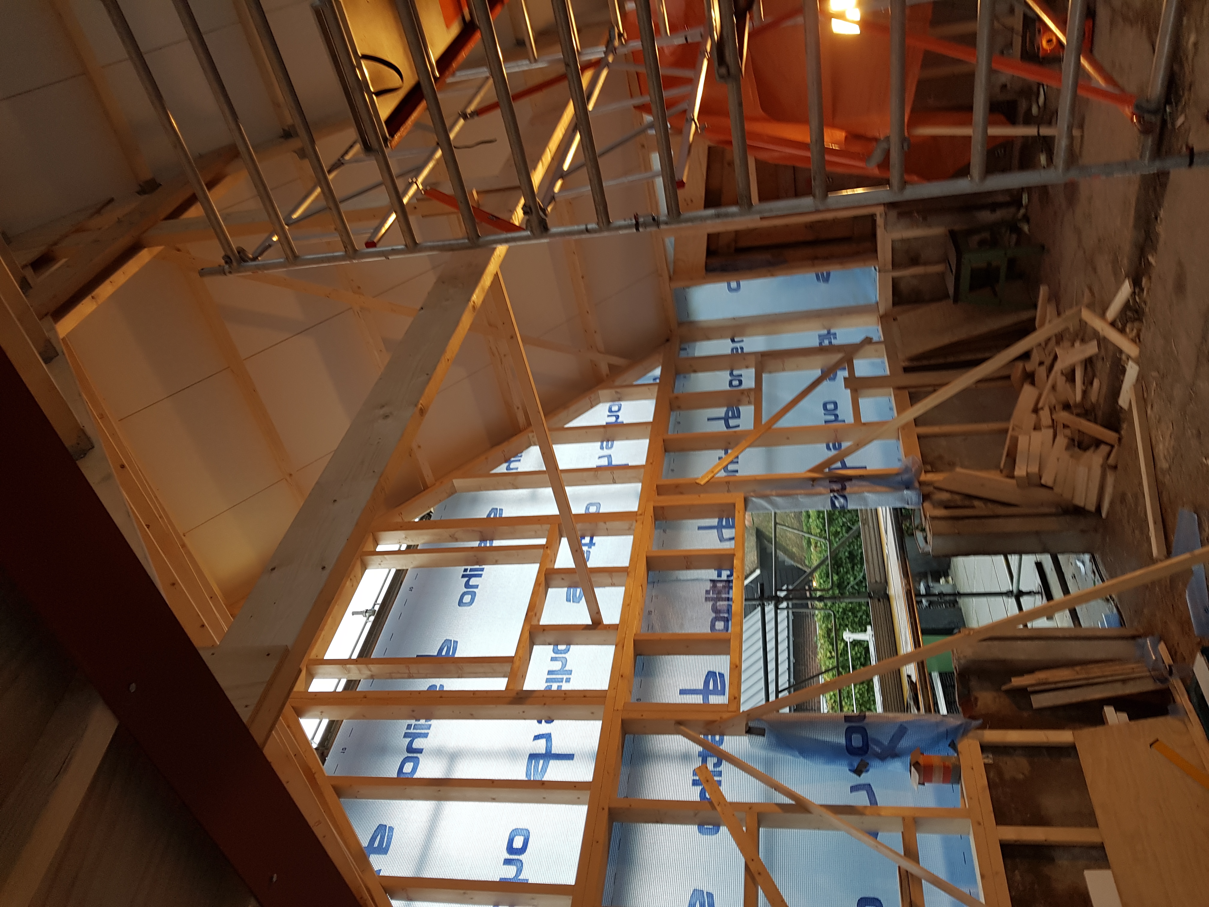 Nieuwe Schuur na Stormschade