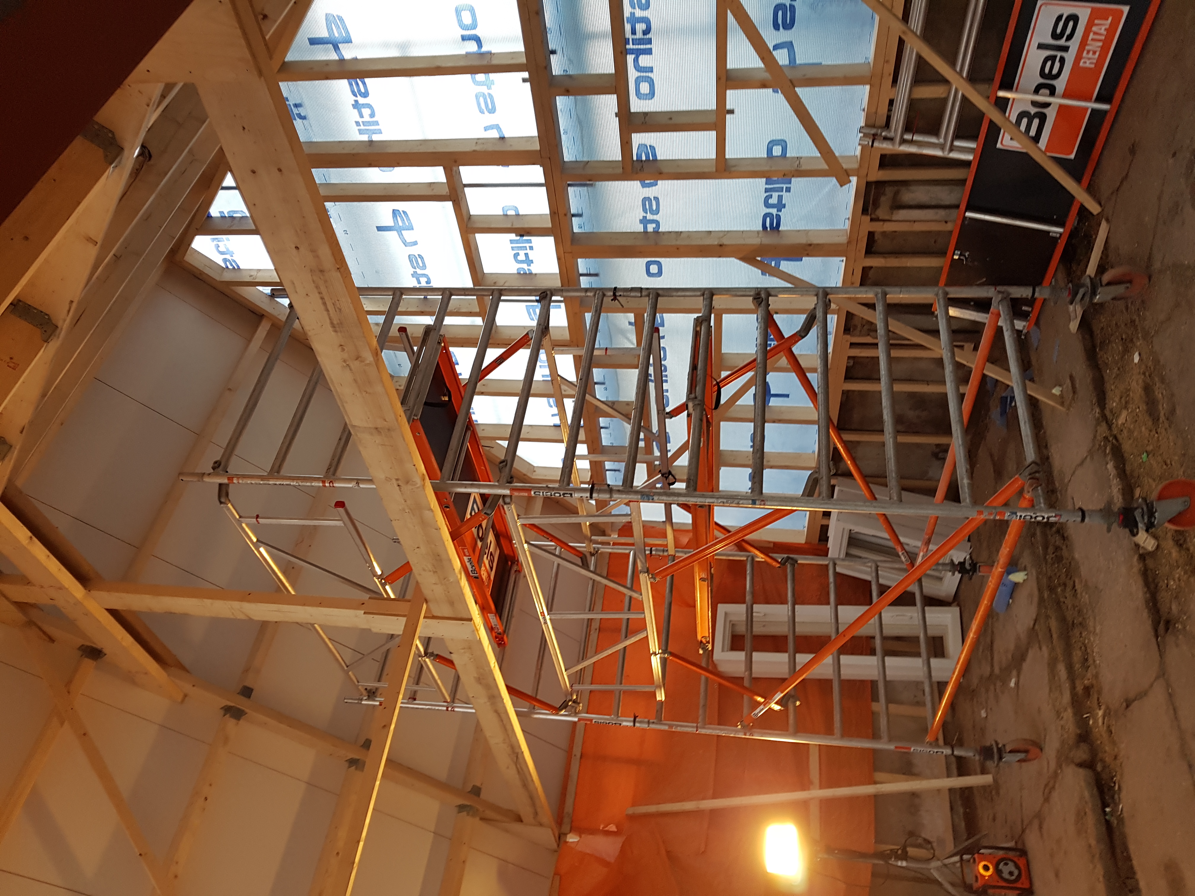 Nieuwe Schuur na Stormschade