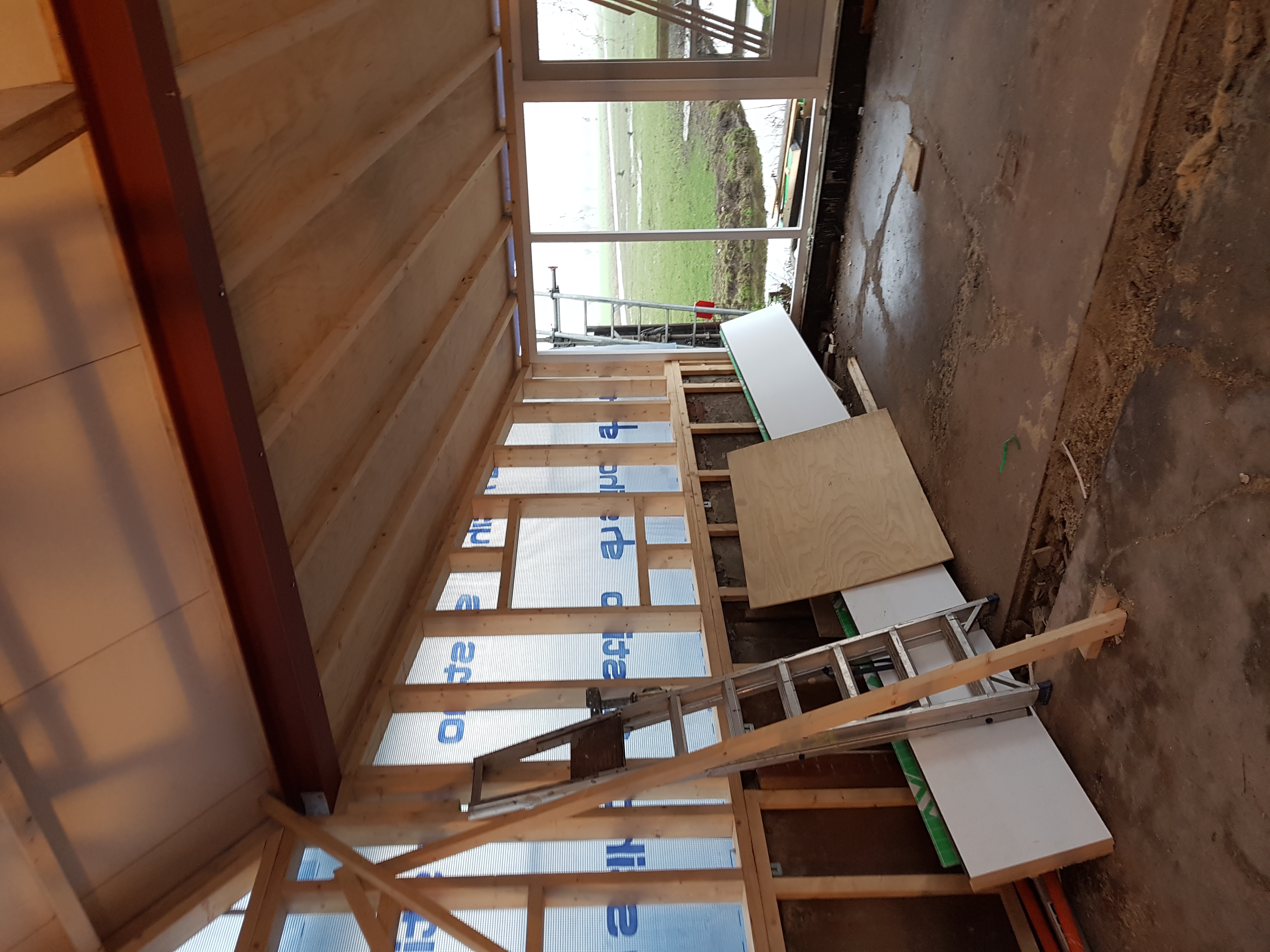 Nieuwe Schuur na Stormschade